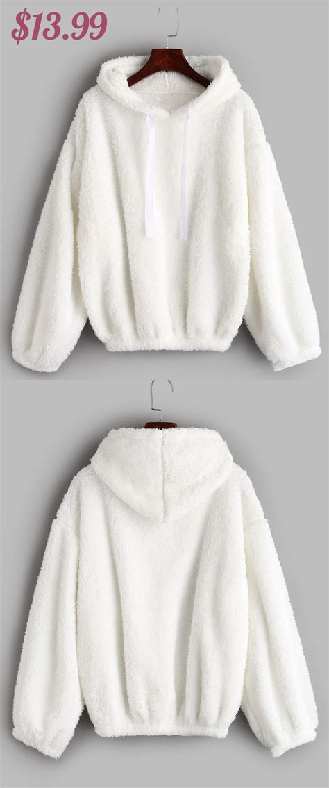 channel fuzzy hoodies sweatshirt.